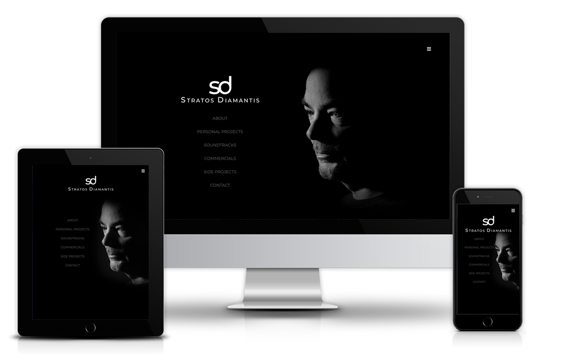 Stratos Diamantis Responsive Wordpress Website