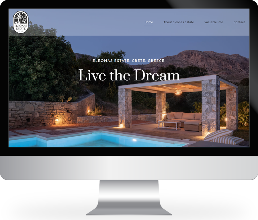 Eleonas Estate Website by NBW Internet Wizards