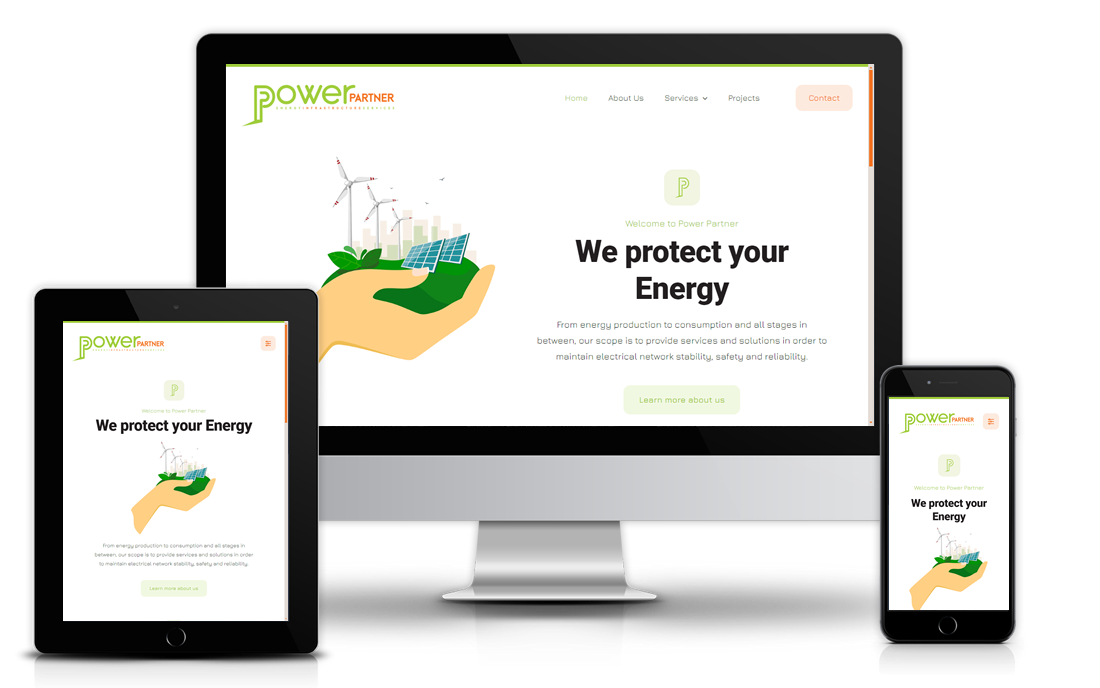 Powerpartner Responsive Wordpress Website