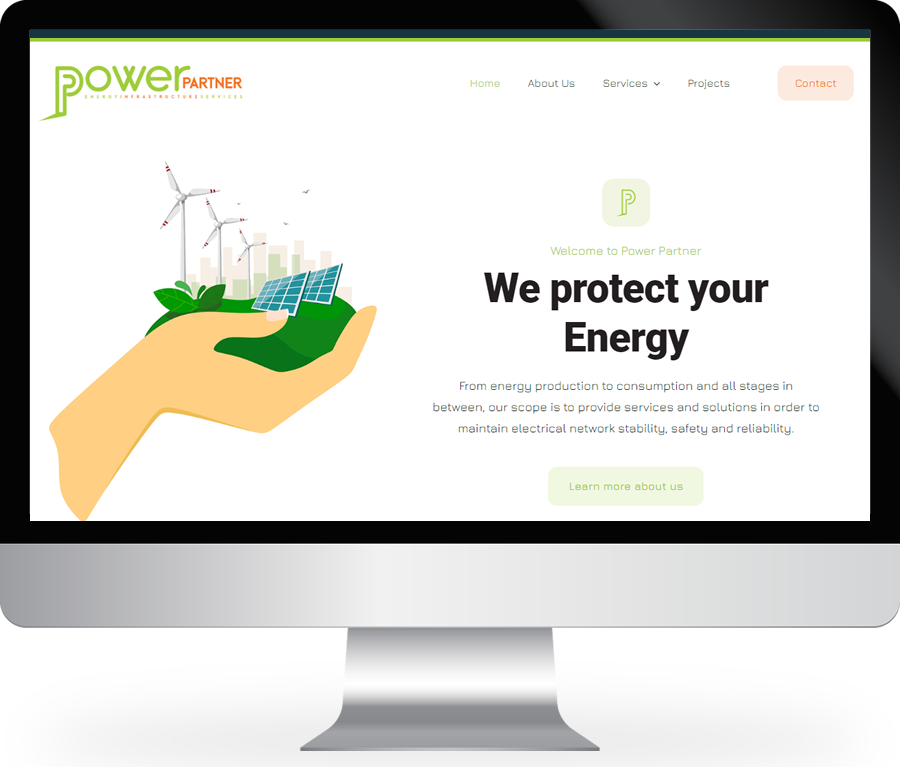 Powerpartner Website by NBW Internet Wizards