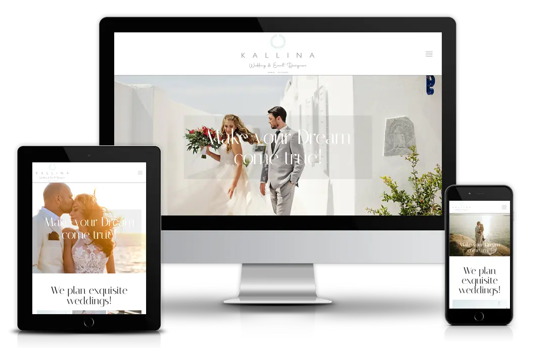 Kallinaweddings Responsive Wordpress Website