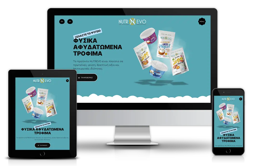Nutrevo Responsive Wordpress Website